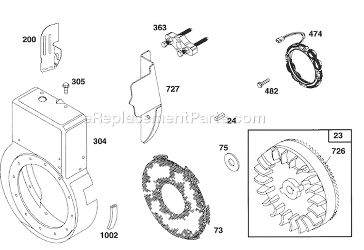 Page G Diagram and Parts List for 38570 5900001-5999999 - 1995 Toro Snow Blower