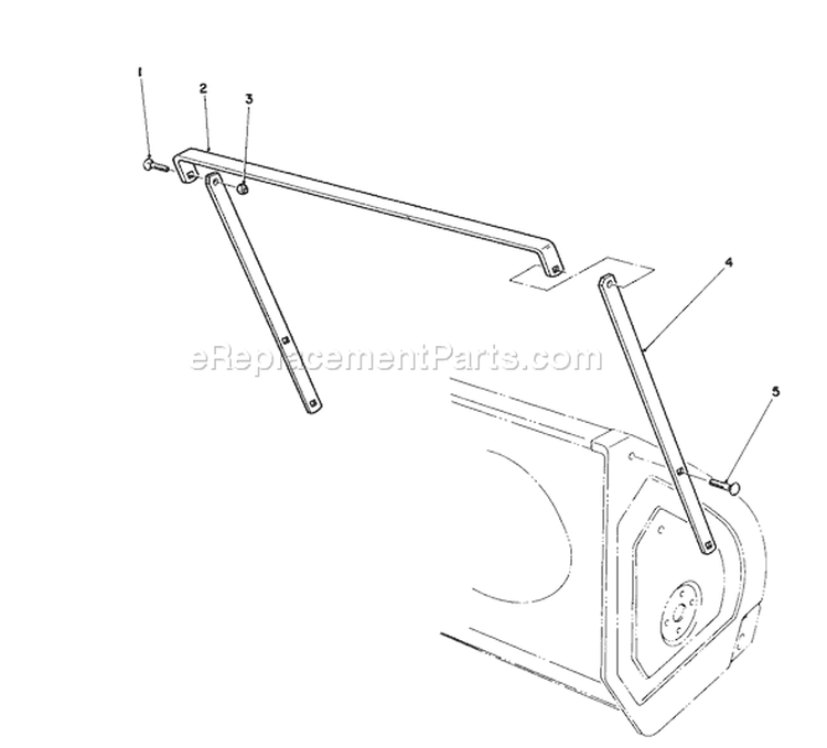 Drift Breaker Diagram and Parts List for 38573 9000001-9999999 - 1989 Toro Snow Blower