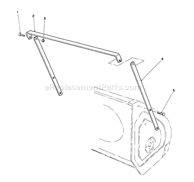 Drift Breaker Assembly Diagram and Parts List for 38580 2000001-2999999 - 1992 Toro Snow Blower