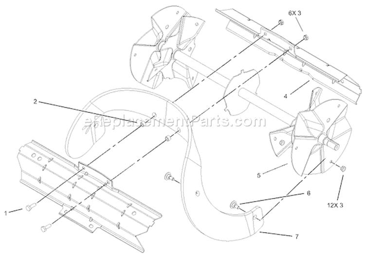 Page E Diagram and Parts List for 38602 240000001-240999999 - 2004 Toro Snow Blower