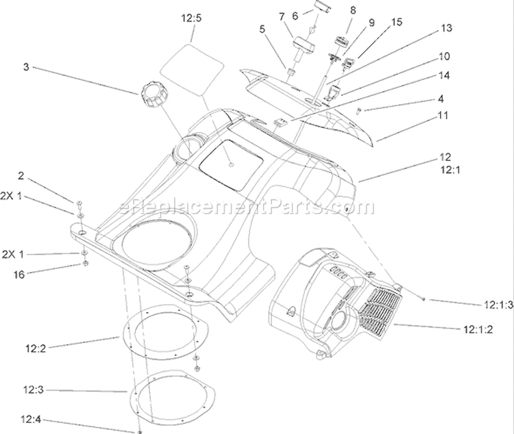 Page L Diagram and Parts List for 38602 260010001-260999999 - 2006 Toro Snow Blower