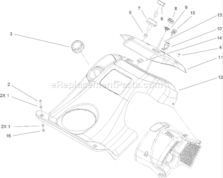 Page J Diagram and Parts List for 38602 280000001-280999999 - 2008 Toro Snow Blower