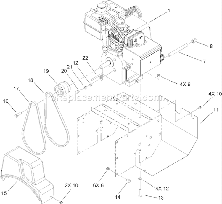 Page G Diagram and Parts List for 38605 270000001-270004504 - 2007 Toro Snow Blower