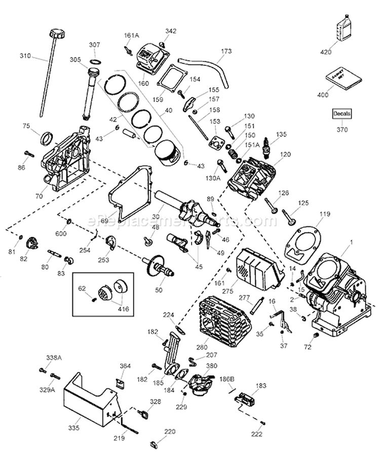 Page G Diagram and Parts List for 38607 290000001-290999999 - 2009 Toro Snow Blower