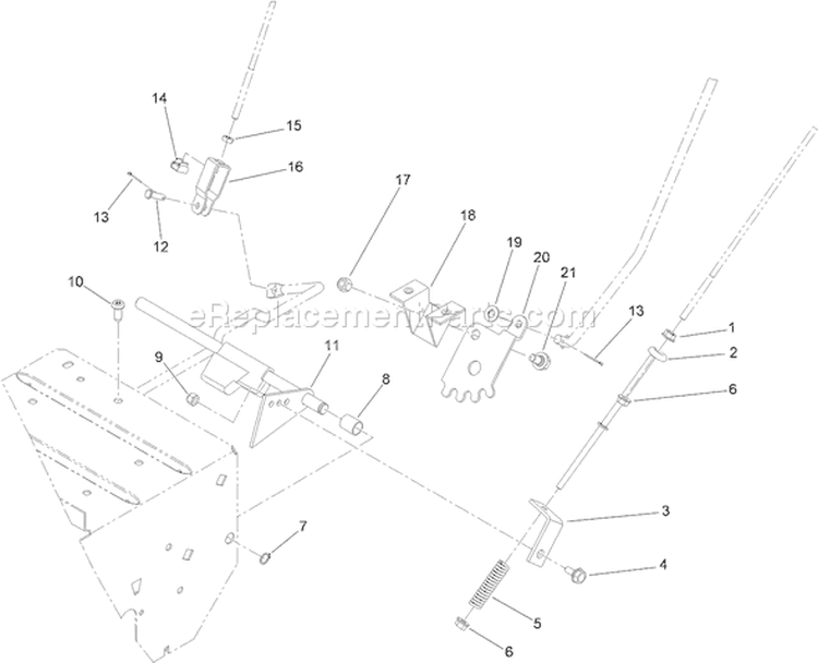 Page C Diagram and Parts List for 38608 311000001-311999999 - 2011 Toro Snow Blower