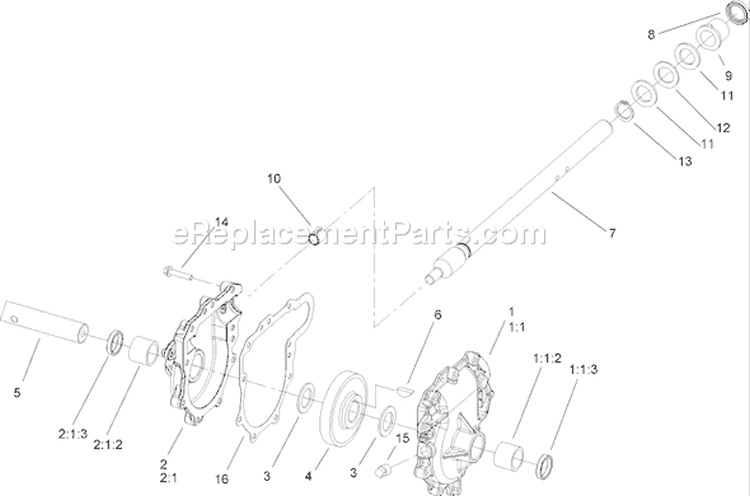 Page A Diagram and Parts List for 38610 270000001-270999999 - 2007 Toro Snow Blower
