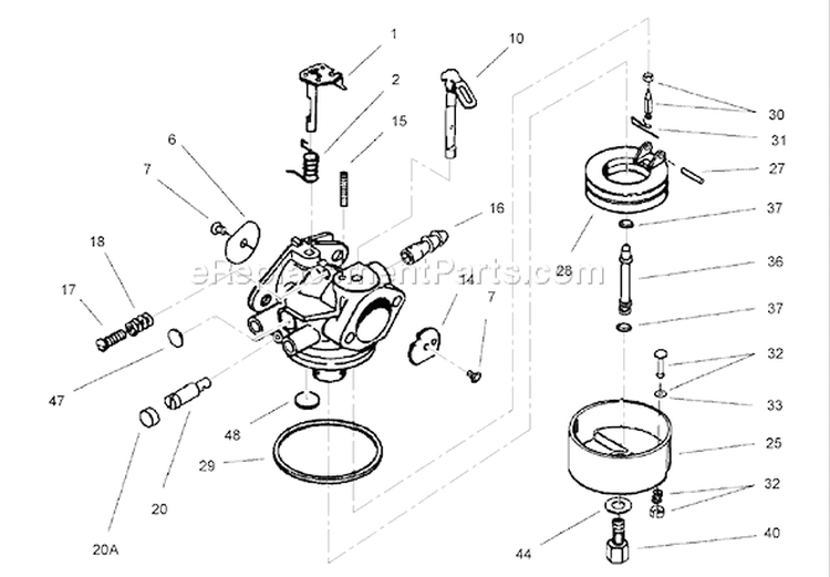 Page D Diagram and Parts List for 38621 250000001-250999999 - 2005 Toro Snow Blower