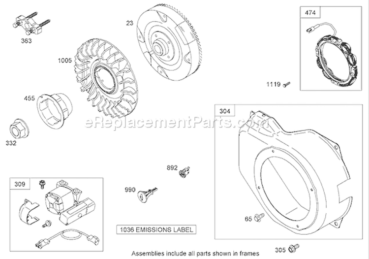 Blower Housing Diagram and Parts List for 38639C 280000001-280999999 - 2008 Toro Snow Blower