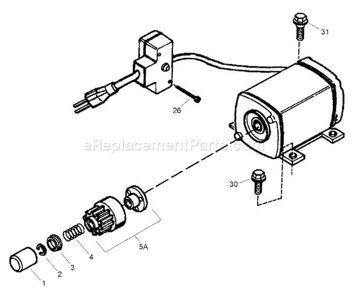 Page E Diagram and Parts List for 38651 280000001-280999999 - 2008 Toro Snow Blower