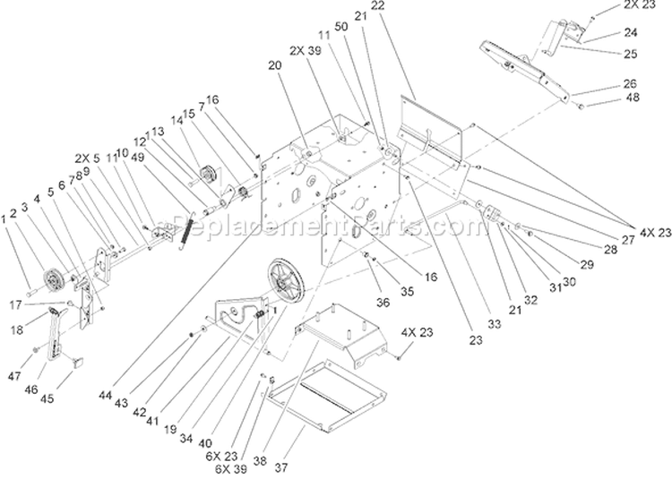 Page I Diagram and Parts List for 38652 240000001-240999999 - 2004 Toro Snow Blower