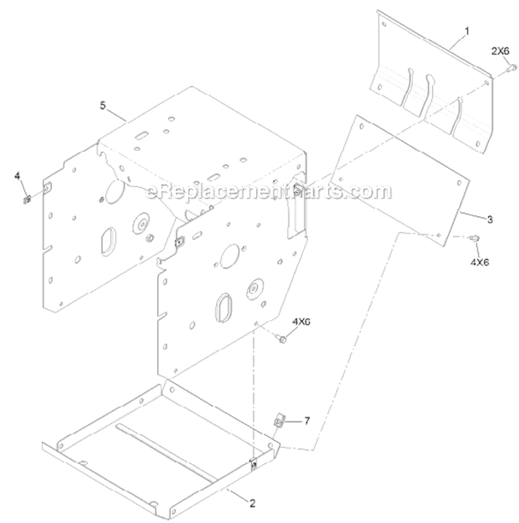 Traction Frame Diagram and Parts List for 38663 312000001-312999999 - 2012 Toro Snow Blower