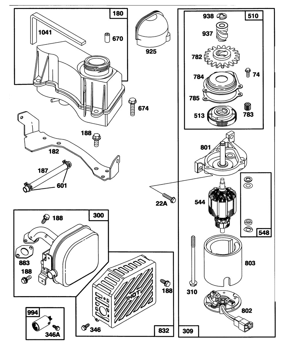 Engine Gts-150 (Model No. 20466 Only)(Model No. 97777-0110-01) Diagram and Parts List for 20465 5900001 - 5999999 Toro Lawn Mower