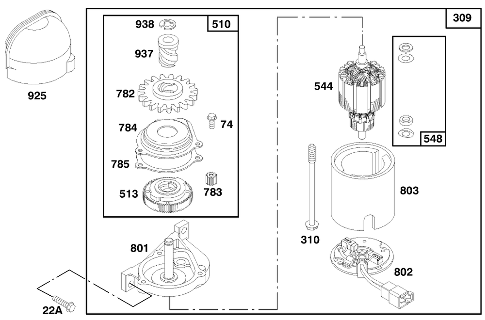 Engine Gts 150 (Model No. 20476 Only) Diagram and Parts List for 20476 6900001 - 6999999 Toro Lawn Mower