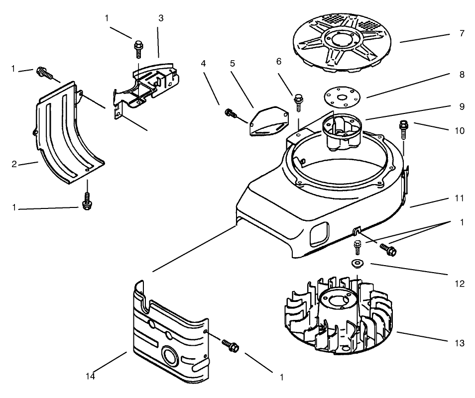 Cooling Equipment Kawasaki Model B400v Type R300 Diagram and Parts List for 30167 790001 - 799999 Toro Lawn Tractor Accessories