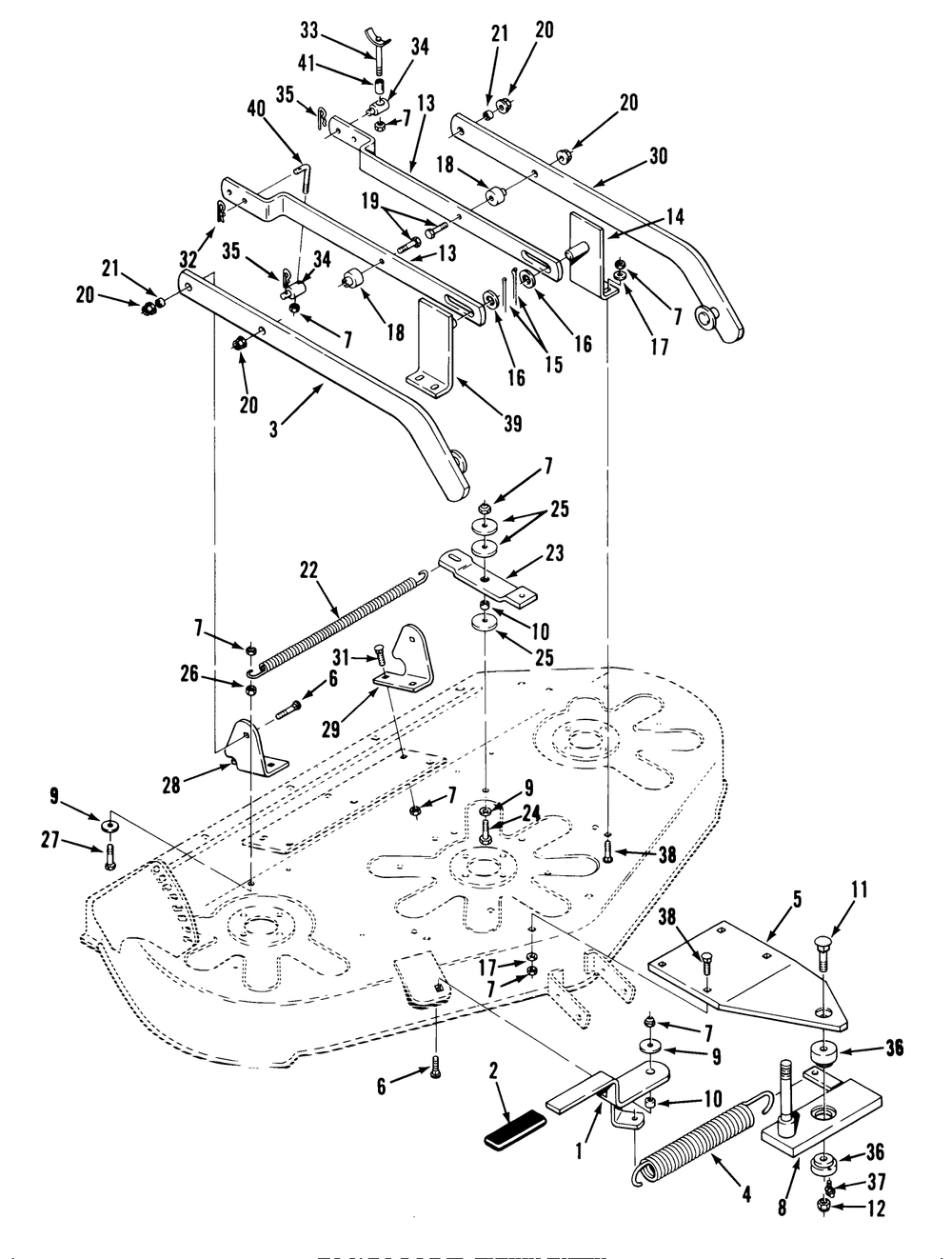 Rear Discharge Mower 42 In (107 Cm) Vehicle Identification Number 05-42ry01 Diagram and Parts List for 05-42SY01  Toro Lawn Mower