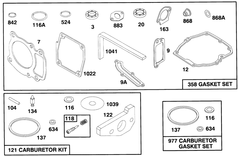 Engine Gts-150 Diagram and Parts List for 20928BC 49000001 - 49999999 Toro Lawn Mower