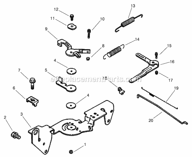 Group 9-Engine Controls (Ch26s 78511 Kohler) Diagram and Parts List for 74219 200000001-200999999 Toro Lawn Mower