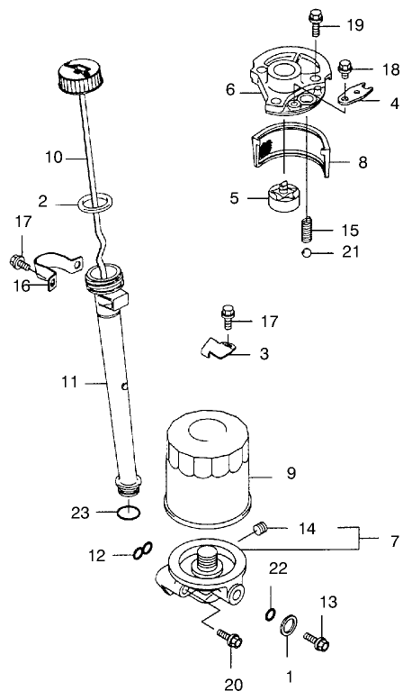 Lubrication Equipment Diagram and Parts List for 30193 990251 - 999999 Toro Lawn Mower