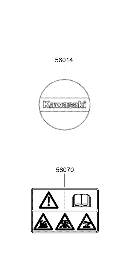 Label Set Diagram and Parts List for 22974 400000000 - 401999999 Toro Lawn Tractor Accessories