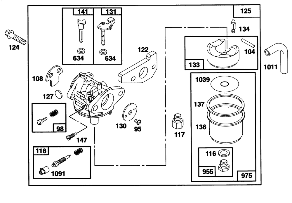 Engine Gts 150 (Model No. 20465 Only)(Model No. 97772-0310-A2) Diagram and Parts List for 20465 5900001 - 5999999 Toro Lawn Mower