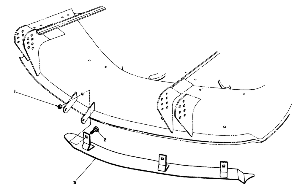 Baffle Kit Part No. 60-9030 (Optional) For (Model No. 30544) Diagram and Parts List for 30544 900001 - 999999 Toro Lawn Mower