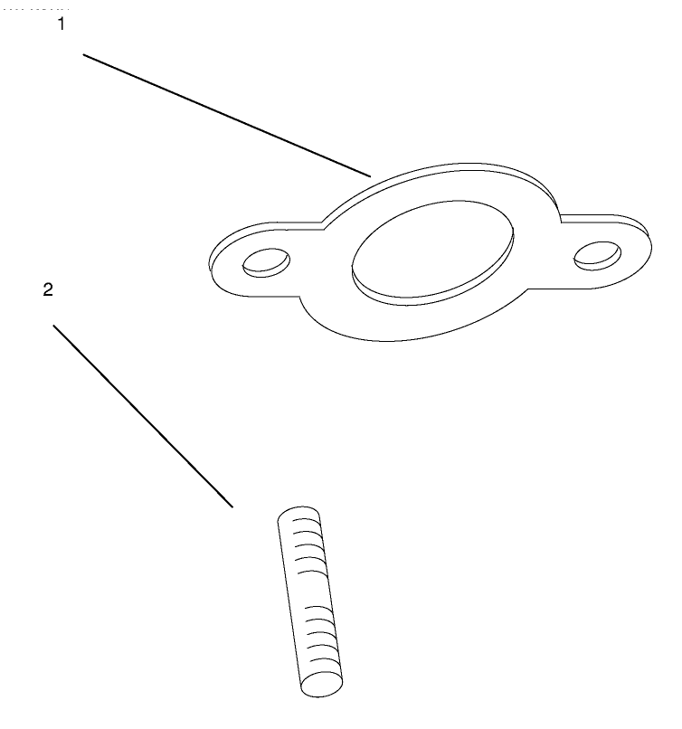 Exhaust Diagram and Parts List for 72110 8900600 - 8999999 Toro Lawn Tractor
