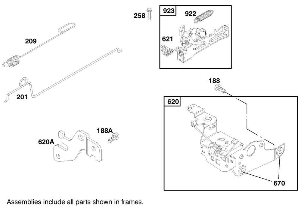 Engine Briggs & Stratton Model 127802-1761-E1 Diagram and Parts List for 21012 8900001 - 8999999 Toro Lawn Mower