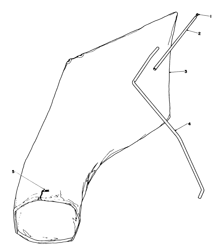 Giant Bagging Kit No. 29-9750 (Optional) Diagram and Parts List for 16165C 6000001 - 6999999 Toro Lawn Mower
