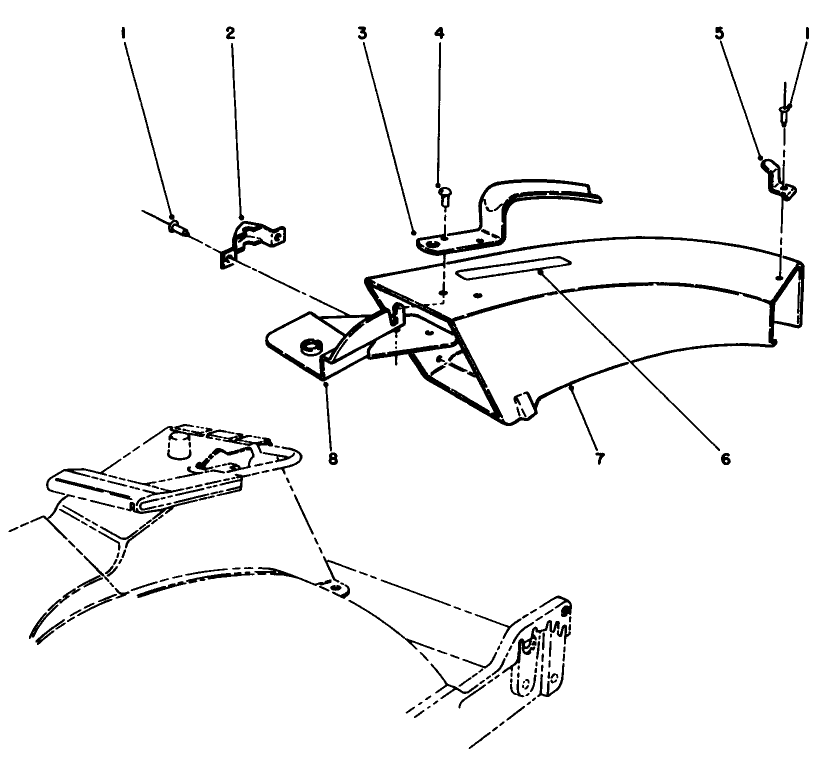 Side Discharge Chute Model No. 59110 (Optional) Diagram and Parts List for 20522C 7000001 - 7999999 Toro Lawn Mower
