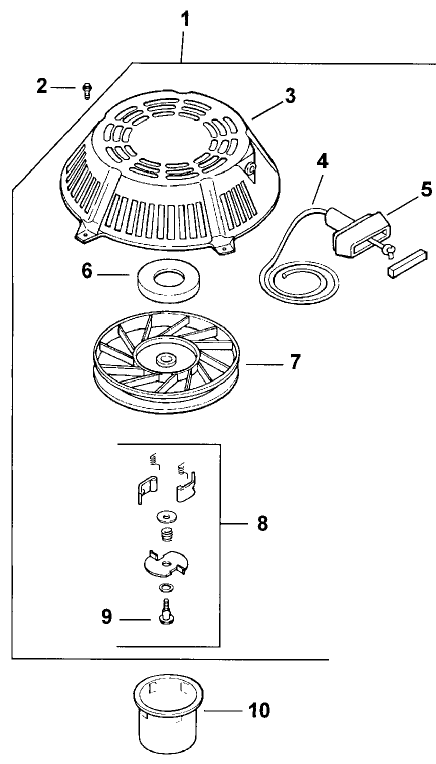 Starter System Diagram and Parts List for 30177 890001 - 899999 Toro Lawn Tractor Accessories