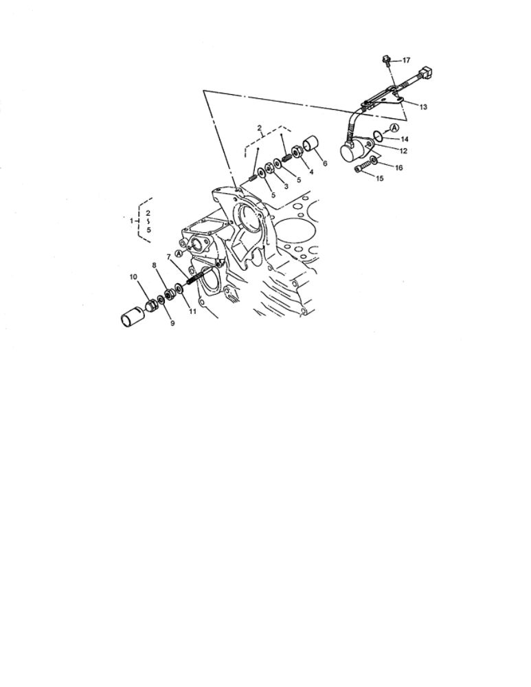 Idle Apparatus/Stop Solenoid Diagram and Parts List for 74264 260000001 AND UP Toro Lawn Mower