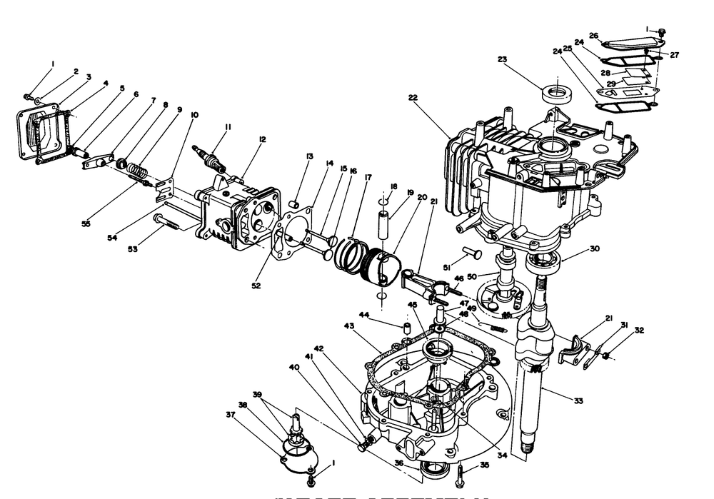 Crankcase Assembly (Continued) (Engine Model No. Vmj8) Diagram and Parts List for 26622 9000001 - 9999999 Toro Lawn Mower