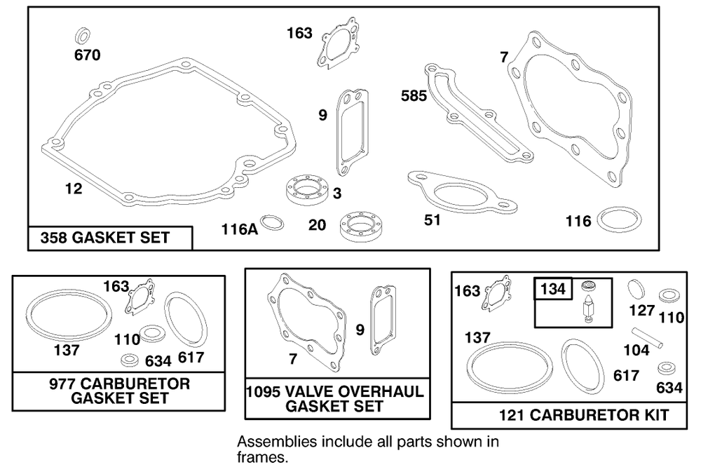 Engine Briggs & Stratton Model 12f802-1750-E1 Diagram and Parts List for 20776 9900001 - 9999999 Toro Lawn Mower