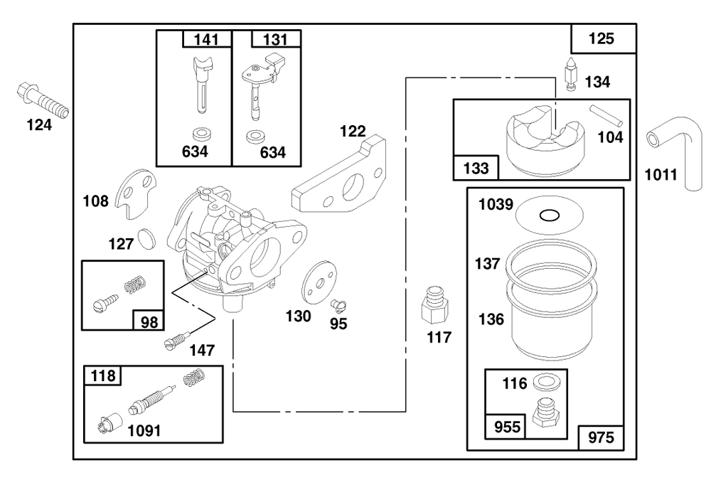 Engine Gts 150 (Model No. 20466 Only) Diagram and Parts List for 20466 6900001 - 6999999 Toro Lawn Mower