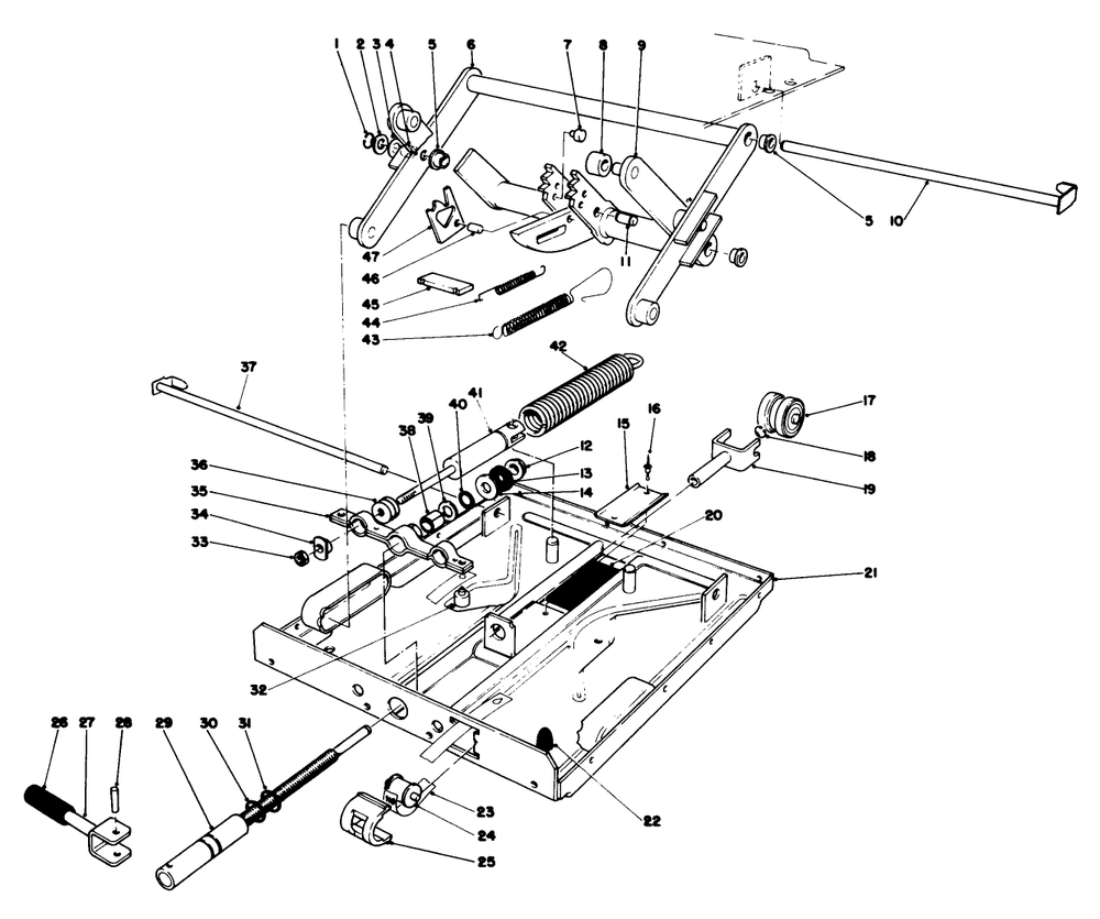 Deluxe Seat Kit Model No. 30766 (Continued) Diagram and Parts List for 30775 100001 - 199999 Toro Lawn Tractor