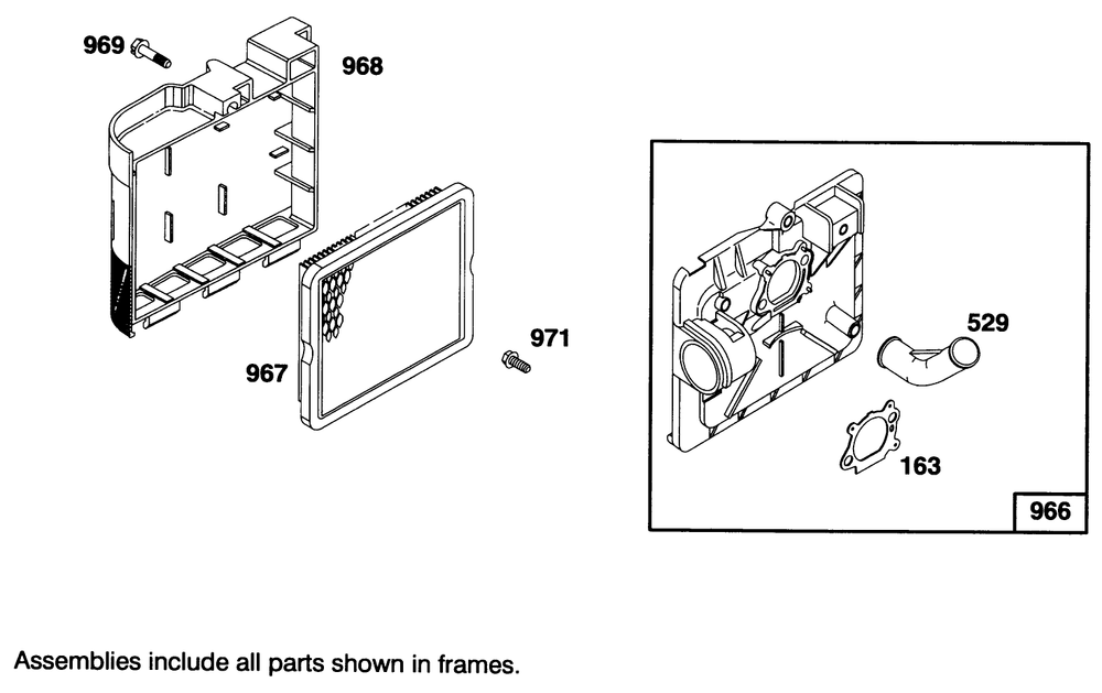 Engine Briggs & Stratton Model 127702-0115-01 Diagram and Parts List for 20908B 4900001 - 4999999 Toro Lawn Mower