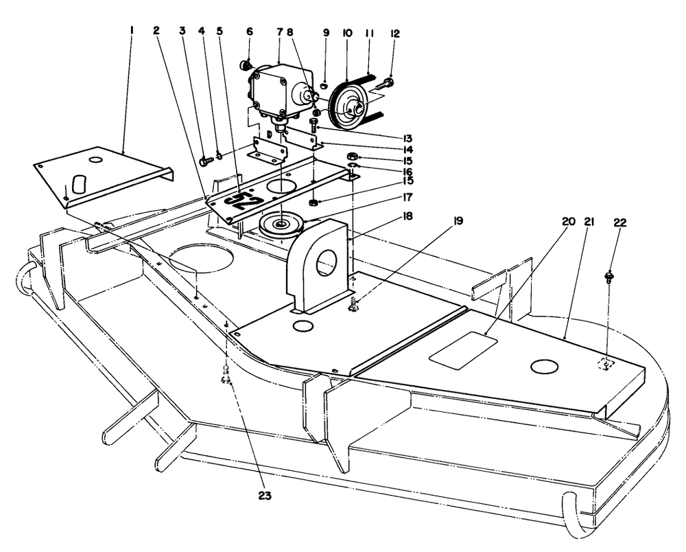 Cutting Unit Model No. 30768 (Continued) Diagram and Parts List for 30754 7000001 - 7999999 Toro Lawn Tractor