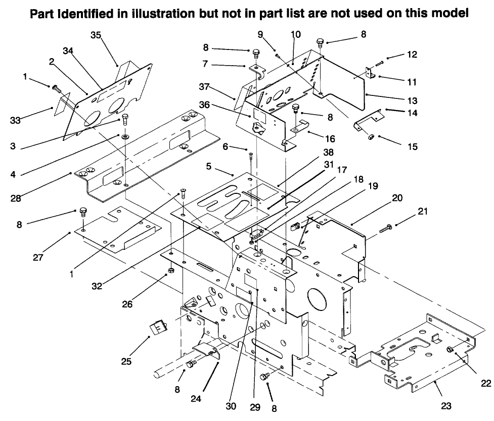 Hoodstand, Console Diagram and Parts List for 73441 69000001 - 69999999 Toro Lawn Tractor