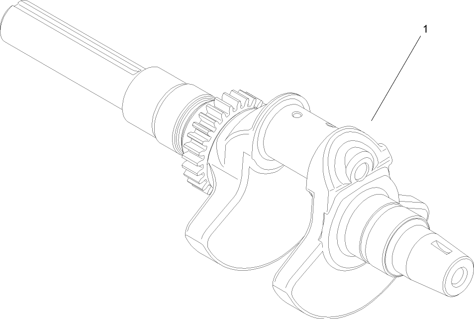 Crankshaft Assembly Diagram and Parts List for 74291 (280000001-280999999)(2008) Toro Lawn Mower
