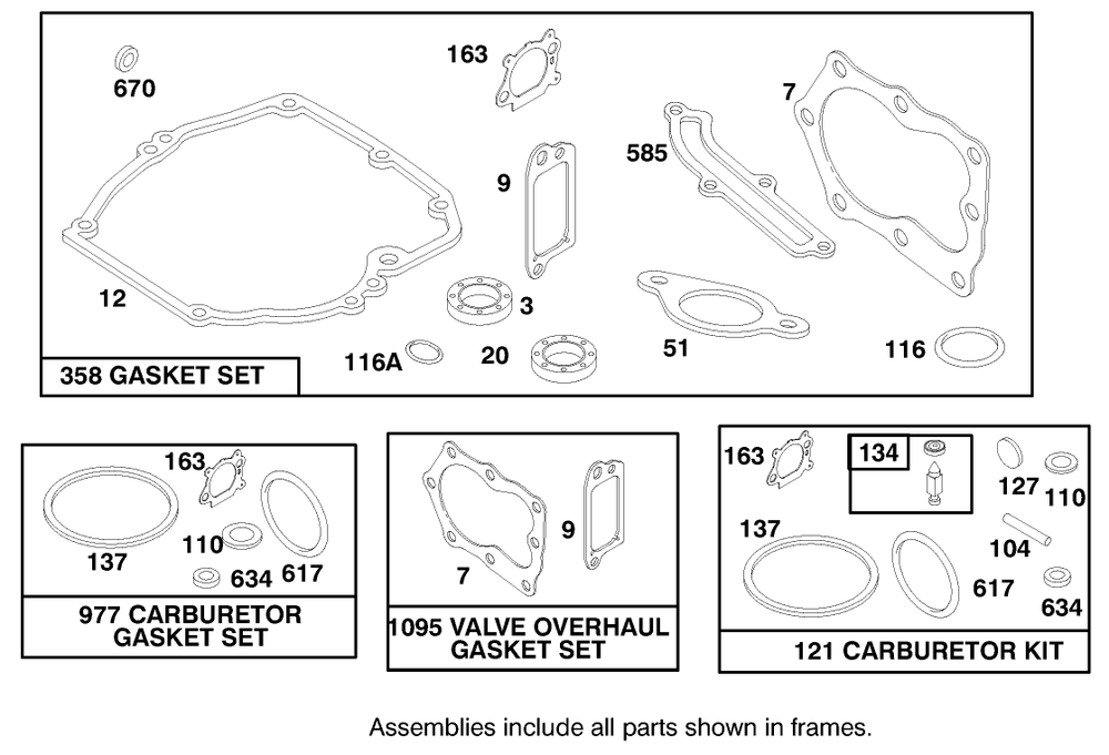 Engine Briggs & Stratton Model 12f802-1767-E1 Diagram and Parts List for 20804 9900001 - 9999999 Toro Lawn Mower