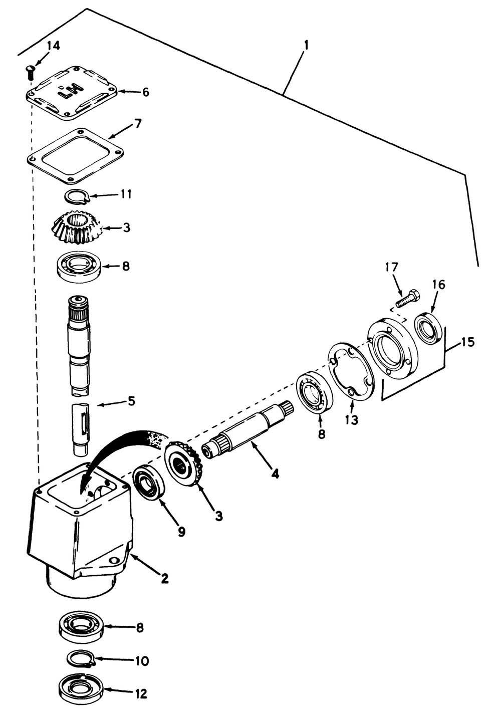 Grass Collection System Model No. 30751 & 30576 (Optional)(Continued) Gear Box Assembly Model No. 4398-P91 Diagram and Parts List for 30718 1000001 - 1999999 Toro Lawn Tractor