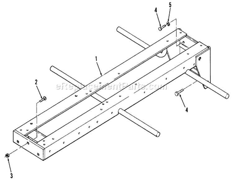 Frame Diagram and Parts List for 41-20OE02 1000001-1999999 - 1991 Toro Lawn Tractor