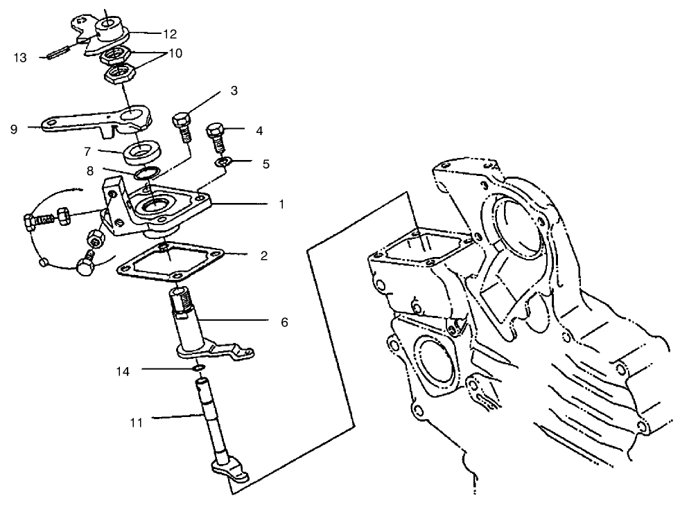 Speed Control Plate Assembly Diagram and Parts List for 22303 990001 - 999999 Toro Lawn Tractor Accessories