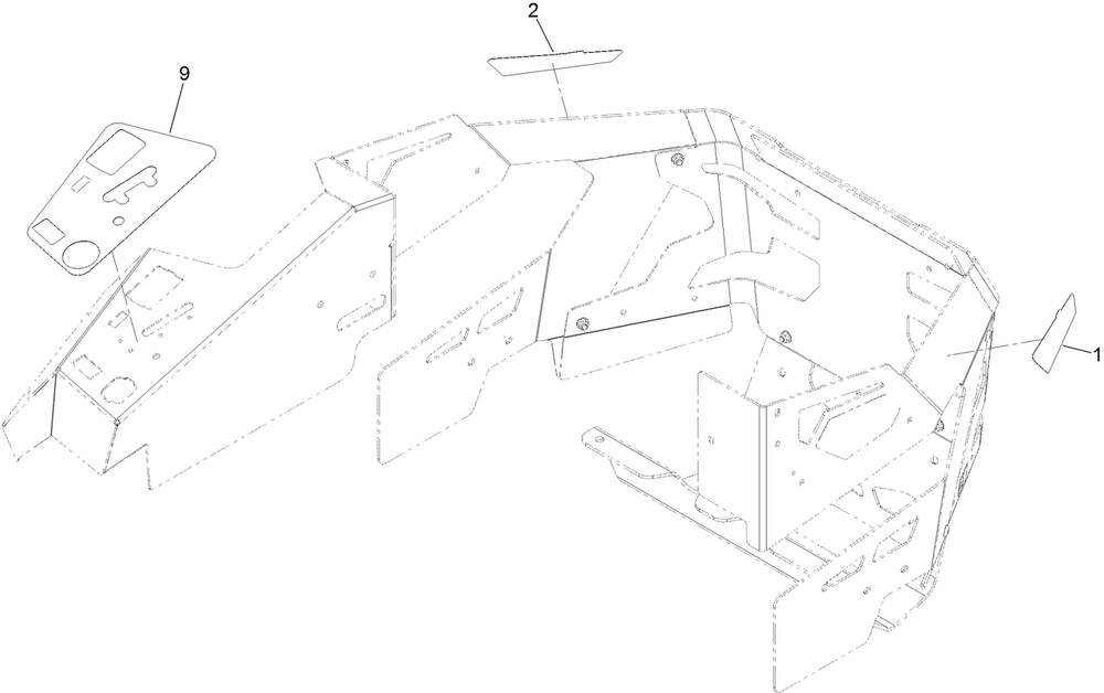 Decal Assembly Diagram and Parts List for 74048TE 410170000-411435567 Toro Lawn Tractor