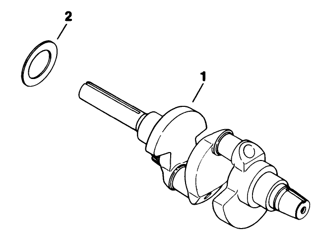 Crankshaft-Engine Kohler Model No. M180qs-24657 (Continued) Diagram and Parts List for 30718 1000001 - 1999999 Toro Lawn Tractor