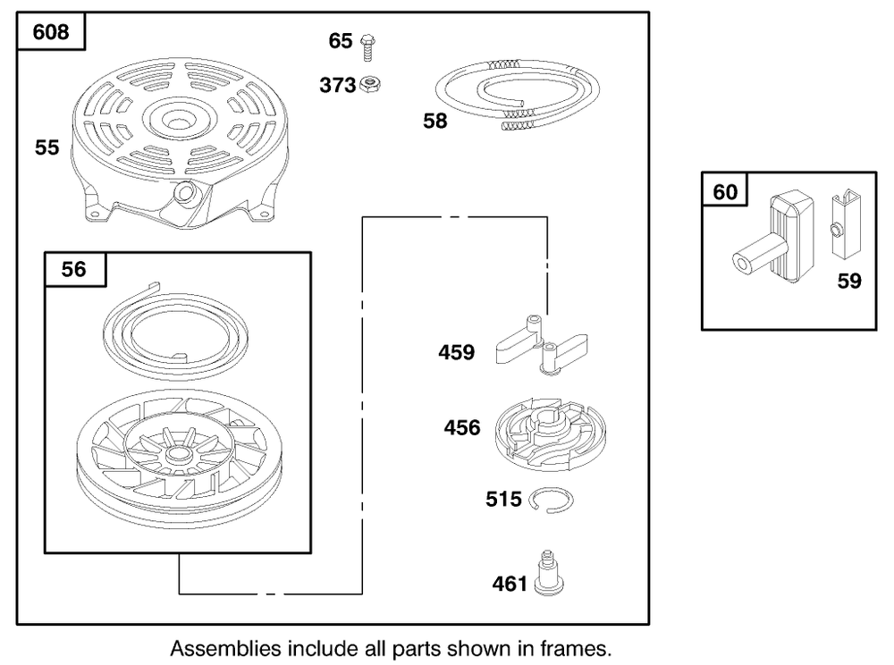 Engine Briggs & Stratton Model 12f802-1787-E1 Diagram and Parts List for 20803 9900001 - 9999999 Toro Lawn Mower