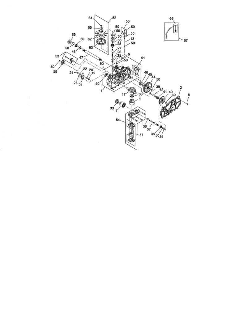 Rh Hydro Assembly Diagram and Parts List for 74373 290004013 AND UP Toro Lawn Mower
