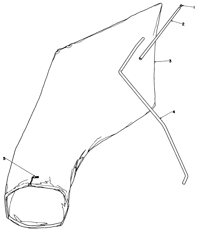 Giant Bagging Kit No. 29-9750 (Optional) Diagram and Parts List for 16113 9000001 - 9999999 Toro Lawn Mower