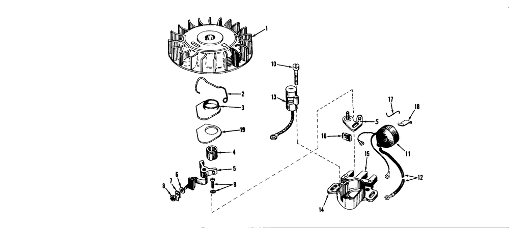 Magneto No. 610690a Diagram and Parts List for 40114 9000001 - 9999999 Toro Lawn Mower