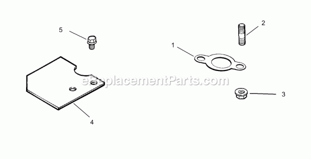 Exhaust Assembly Kohler Cv20s Pro-65593 Diagram and Parts List for 74164 240000001-240999999 Toro Lawn Mower